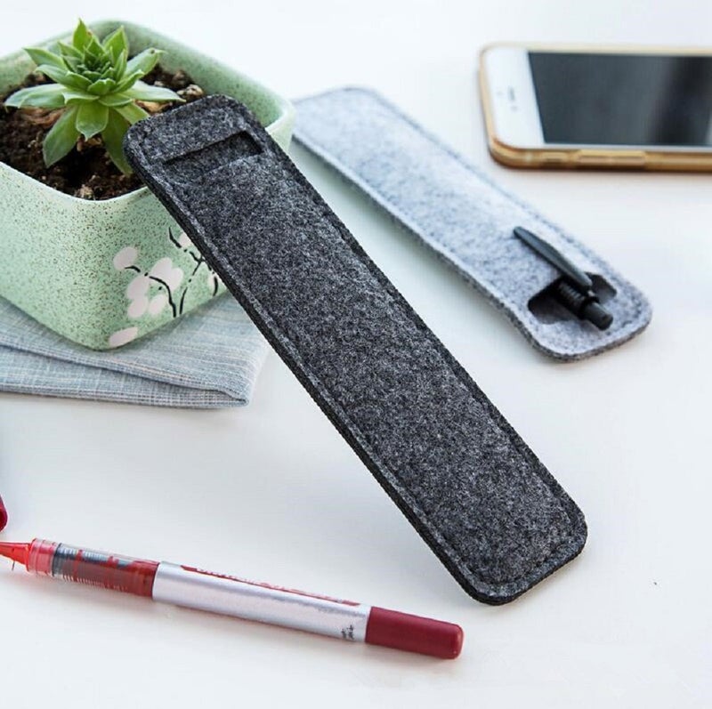 Funny live Mini Felt Pen Bag Delicate Pen Case for Students and Business Used for Gifts Pen Packing,Set of 2 - Image 4